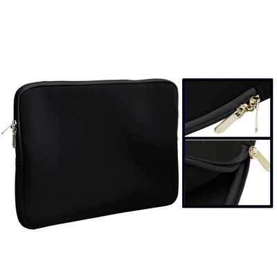 Soft Sleeve Case Zipper Bag with Black color for 15.4 inch Laptop - Click Image to Close